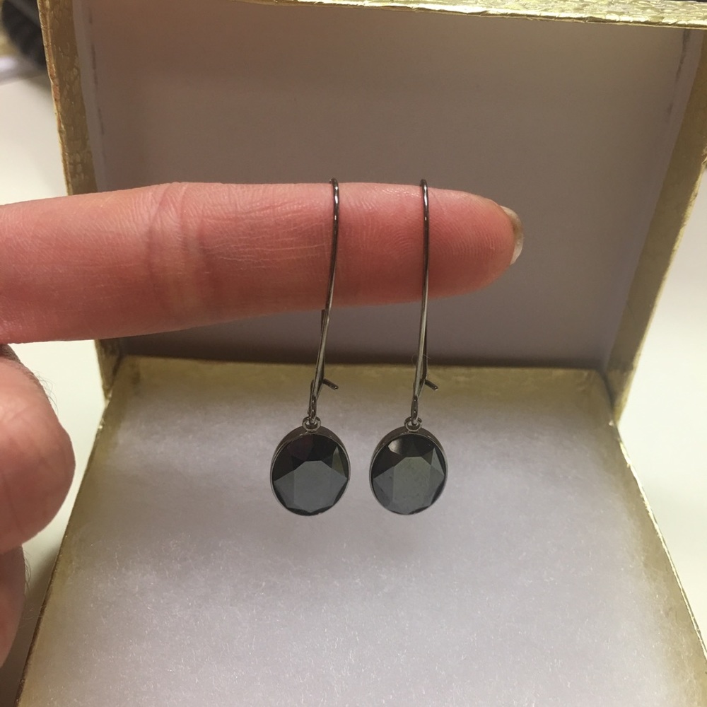 Swarovski tear drop earrings